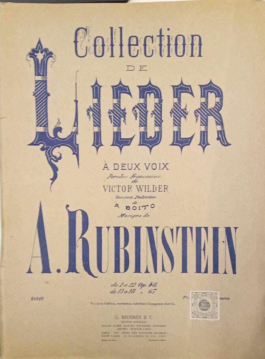 Collection de Lieder