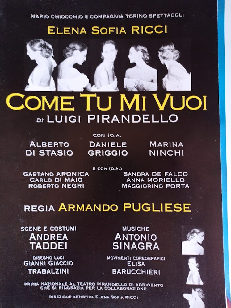 Come tu mi vuoi di Luigi Pirandello