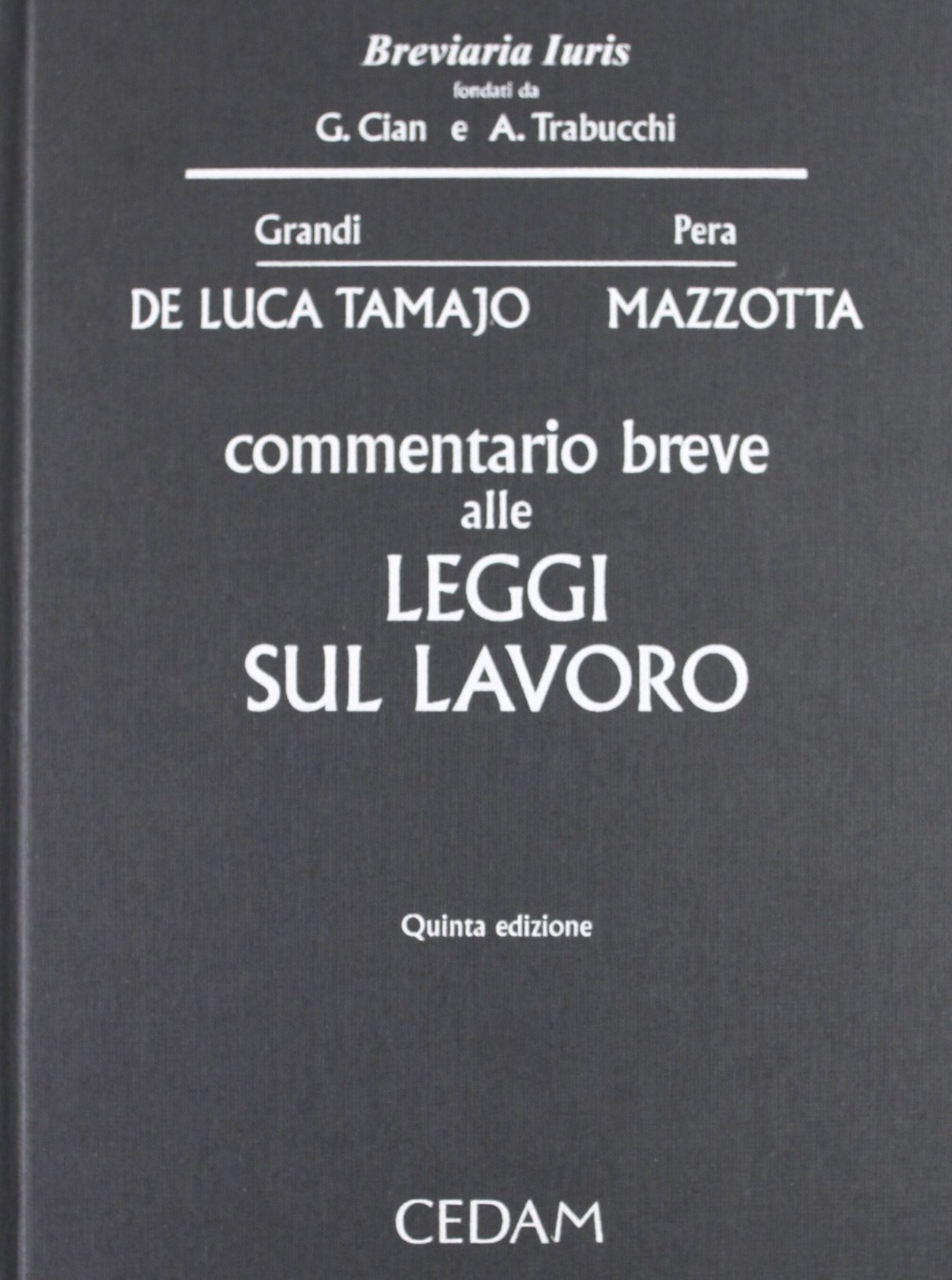 Commentario breve alle leggi sul lavoro