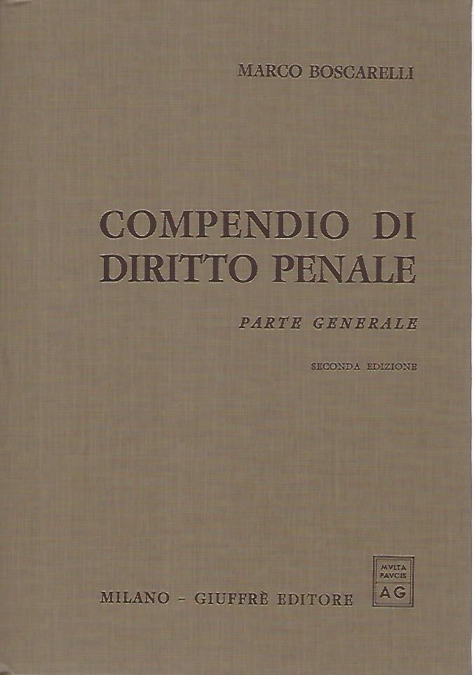 Compendio di diritto penale. Parte generale