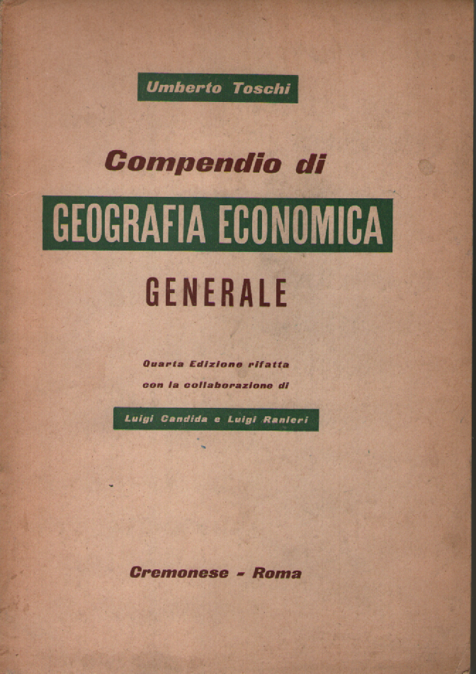 Compendio di geografia economica generale.