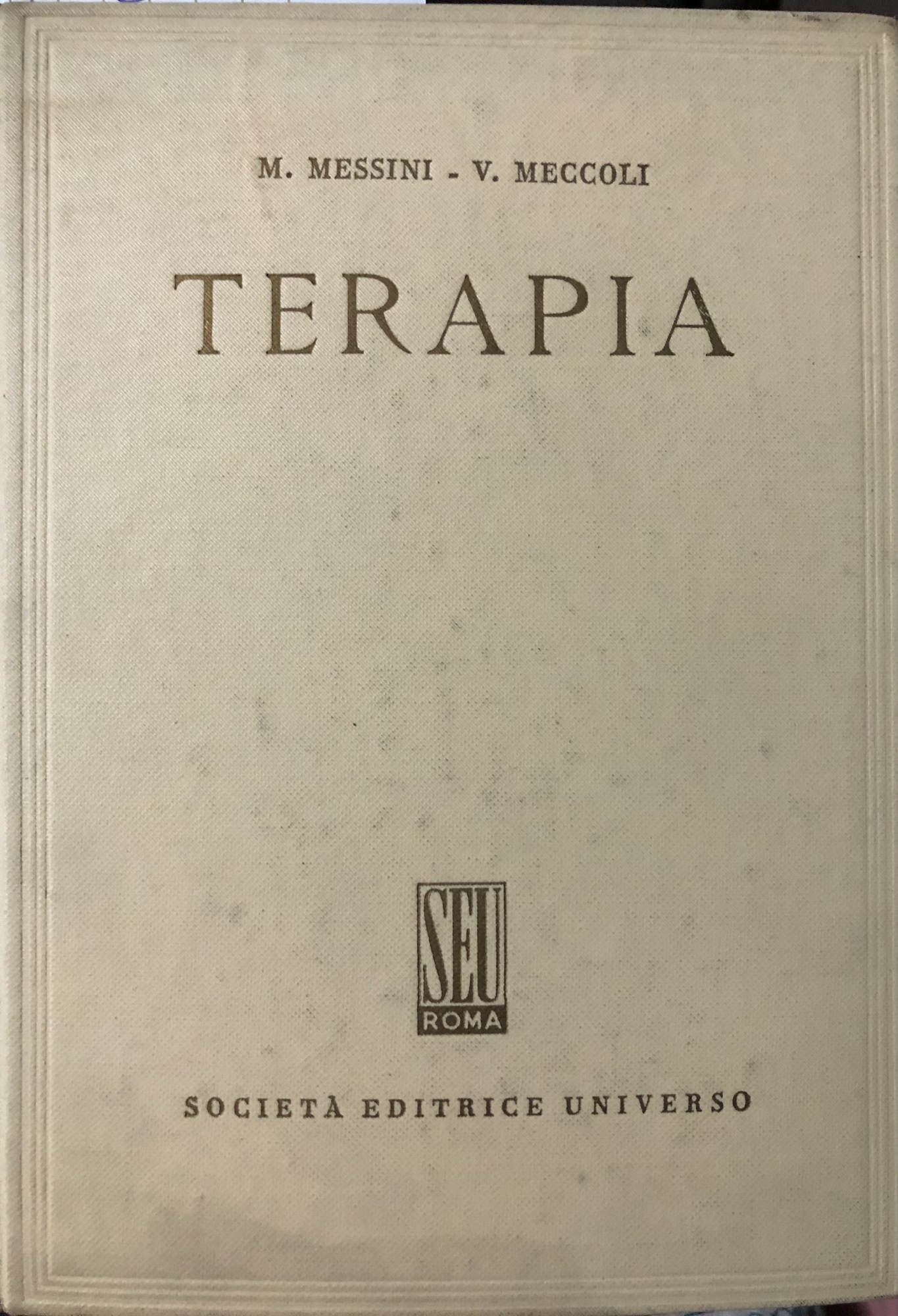 Compendio di terapia delle malattie interne.