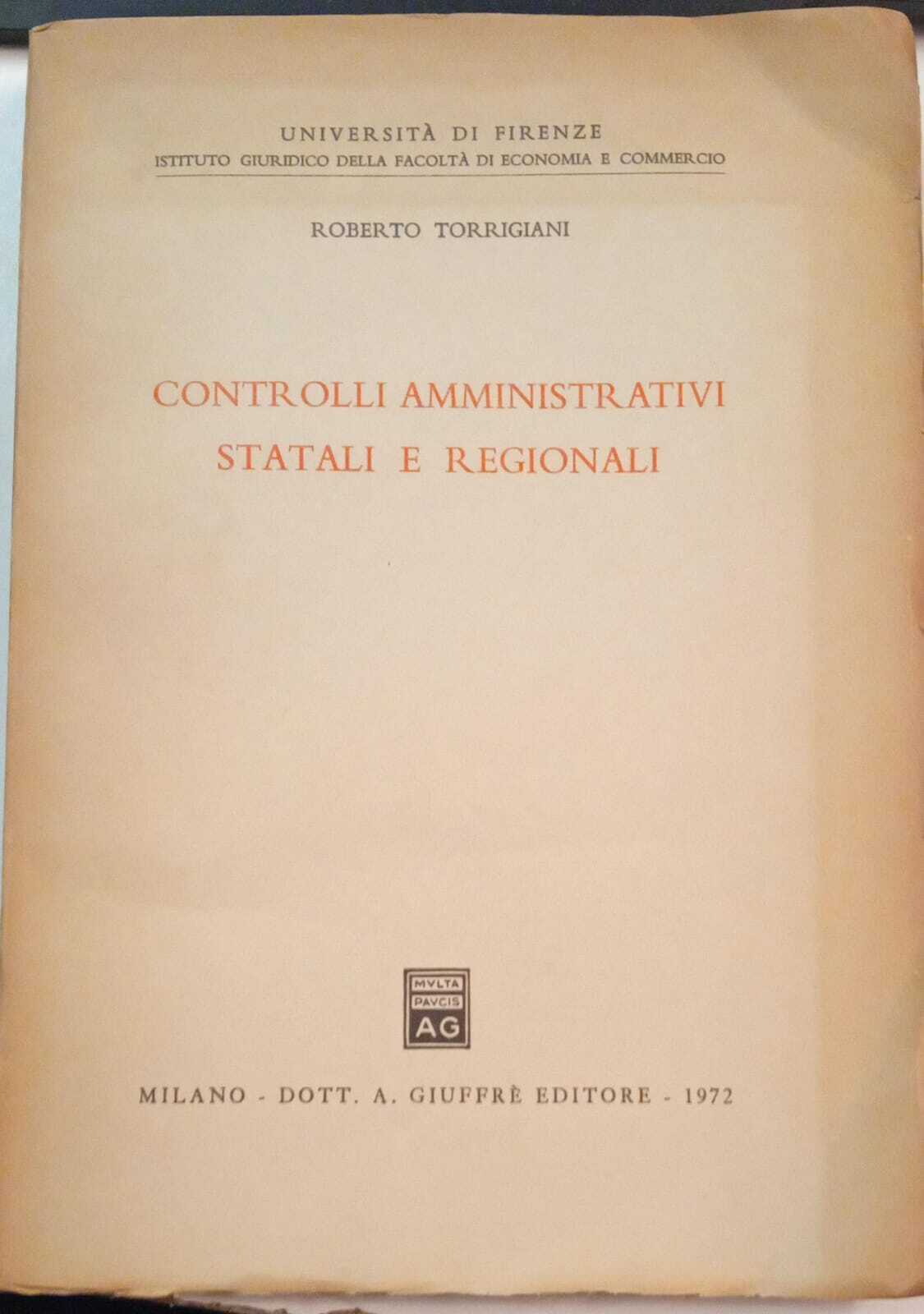 Controlli amministrativi statali e regionali