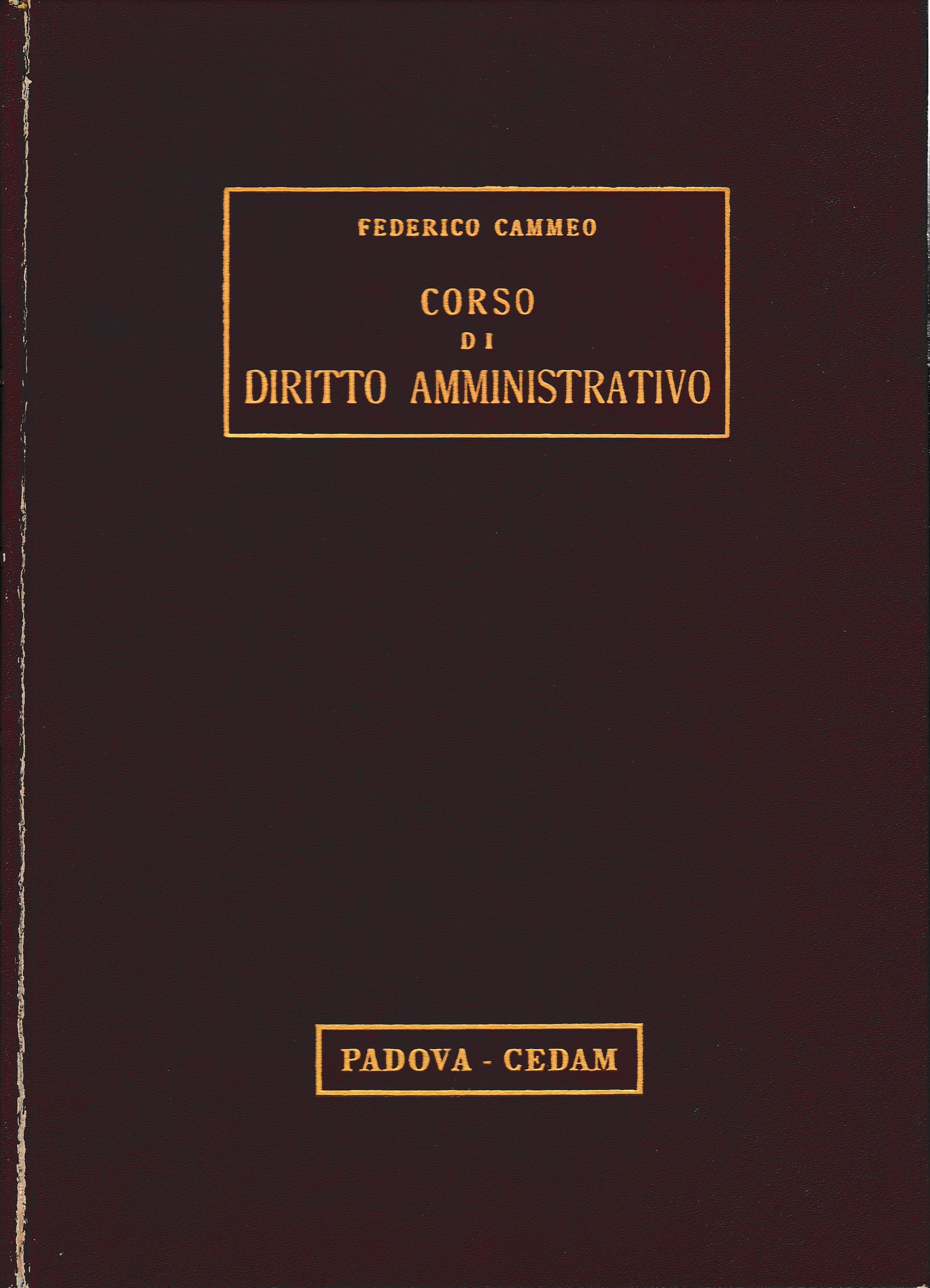 Corso di diritto amministrativo