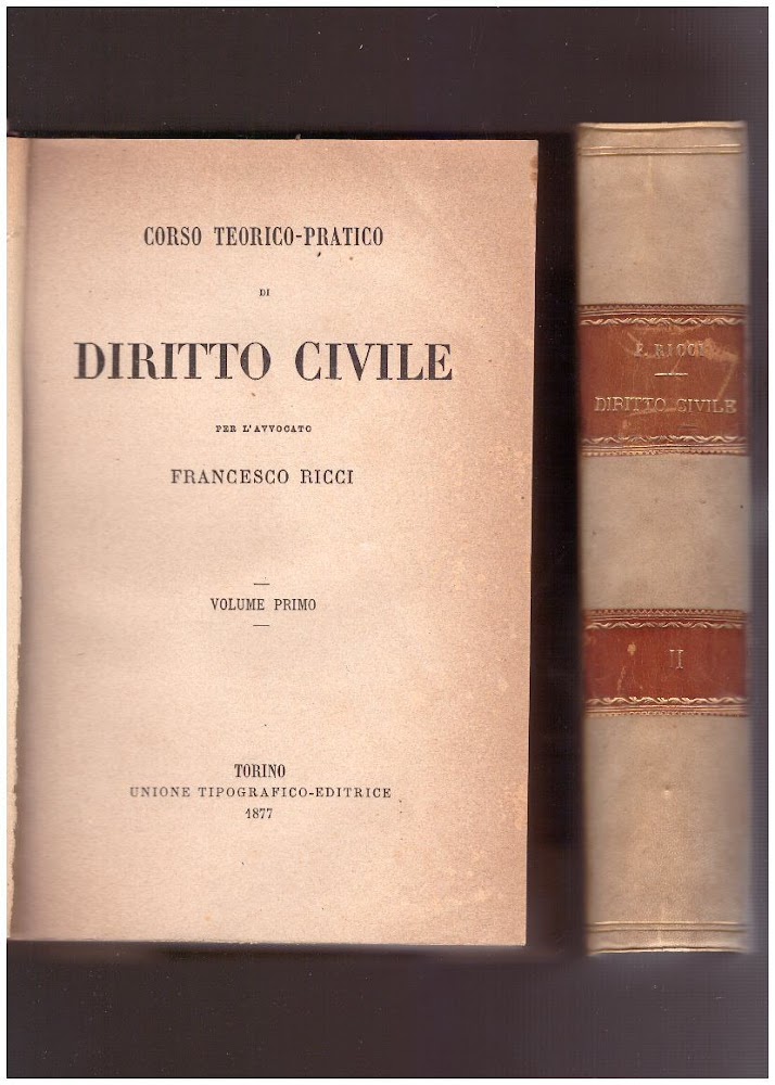 Corso teorico-pratico di Diritto Civile Vol. I-II-III-IV-V-VI-VII-VIII-IX-X