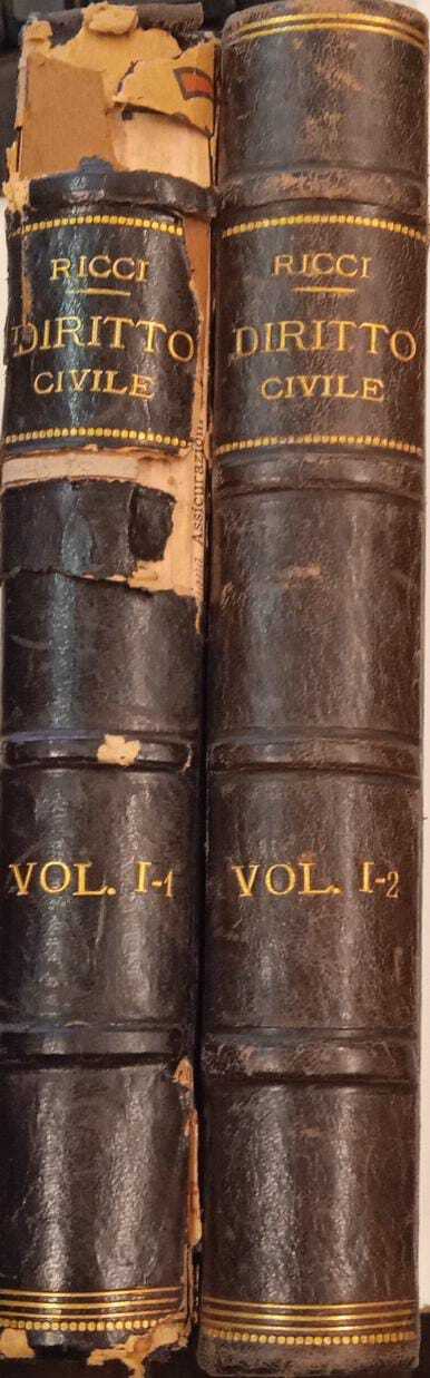 Corso teorico-pratico di diritto civile (volume I-1-2)
