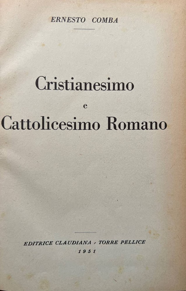 Cristianesimo e Cattolicesimo romano