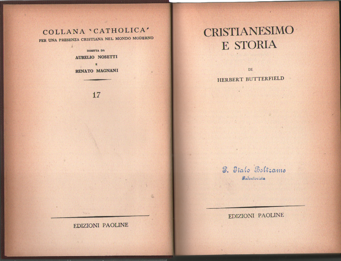 Cristianesimo e storia.