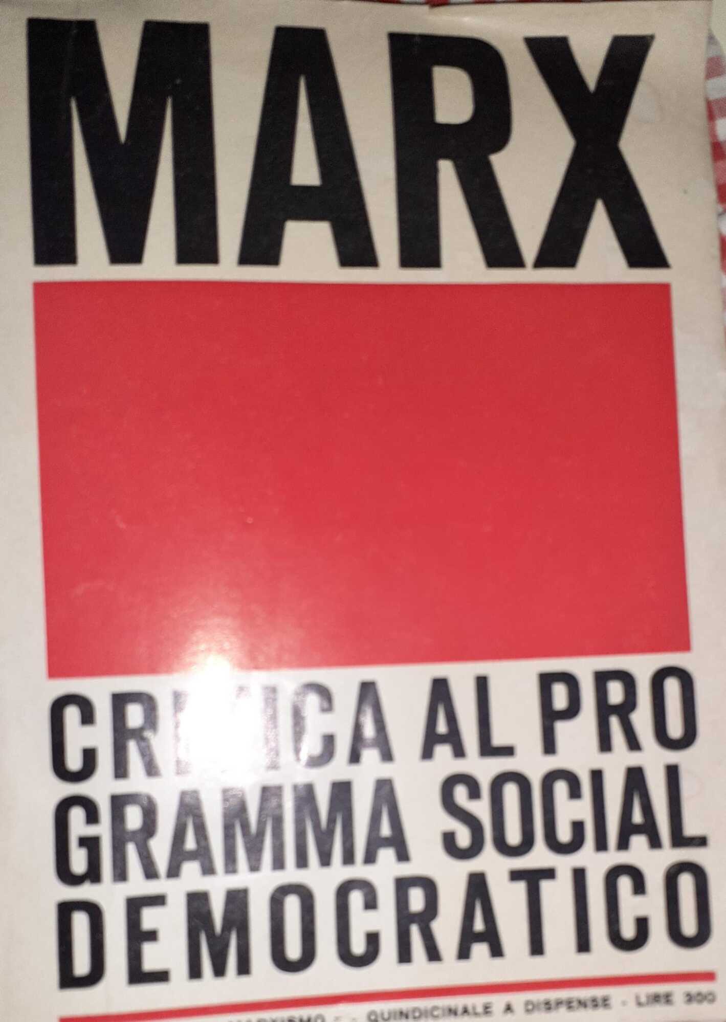 Critica al programma socialdemocratico