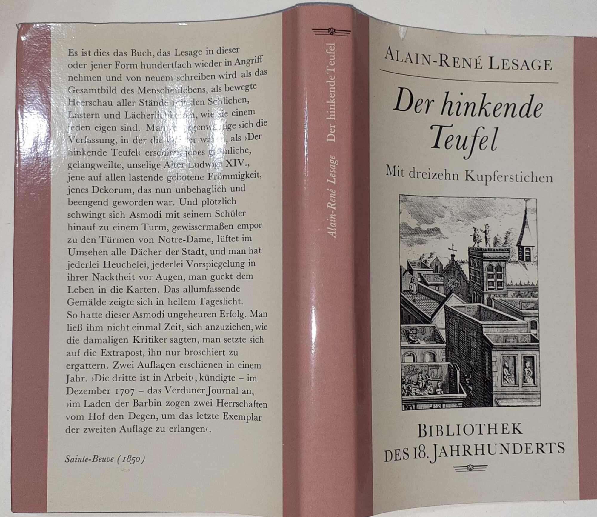 Der hinkende Teufel. Mit dreizehn Kupferstichen