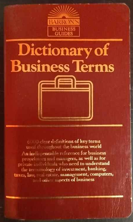 Dictionary of Business Terms