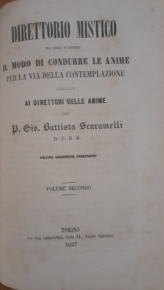 Direttorio mistico nel quale si insegna il modo di condurre …