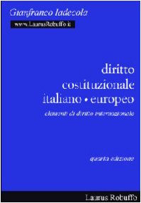 Diritto Costituzionale Italiano-Europeo Elementi di diritto internazionale
