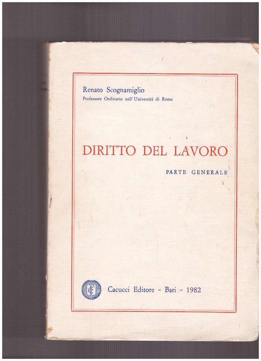 Diritto del lavoro Parte Generale