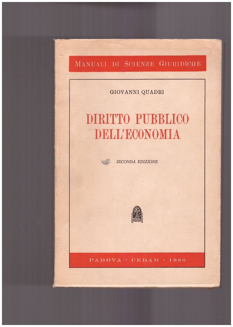 Diritto pubblico dell'economia