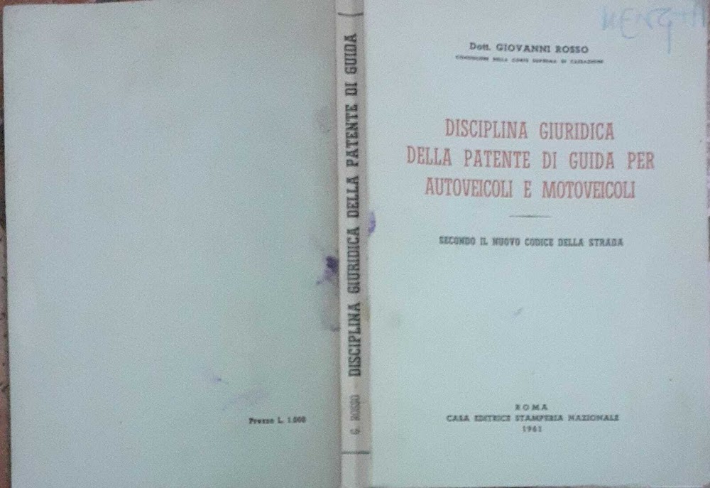 Disciplina giuridica della patente di guida per autoveicoli e motoveicoli. …