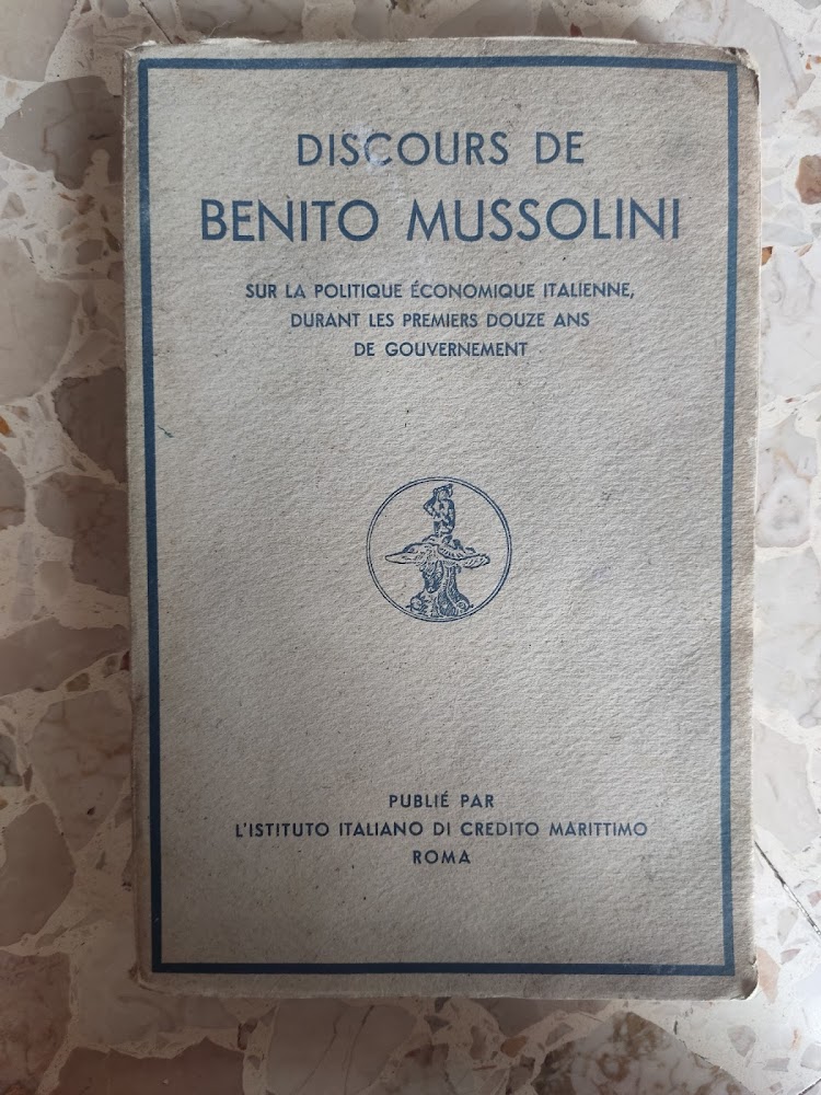 Discours de Benito Mussolini