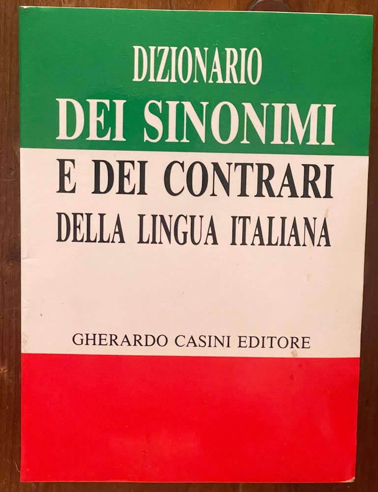 Dizionario dei sinonimi e contrari della lingua italiana
