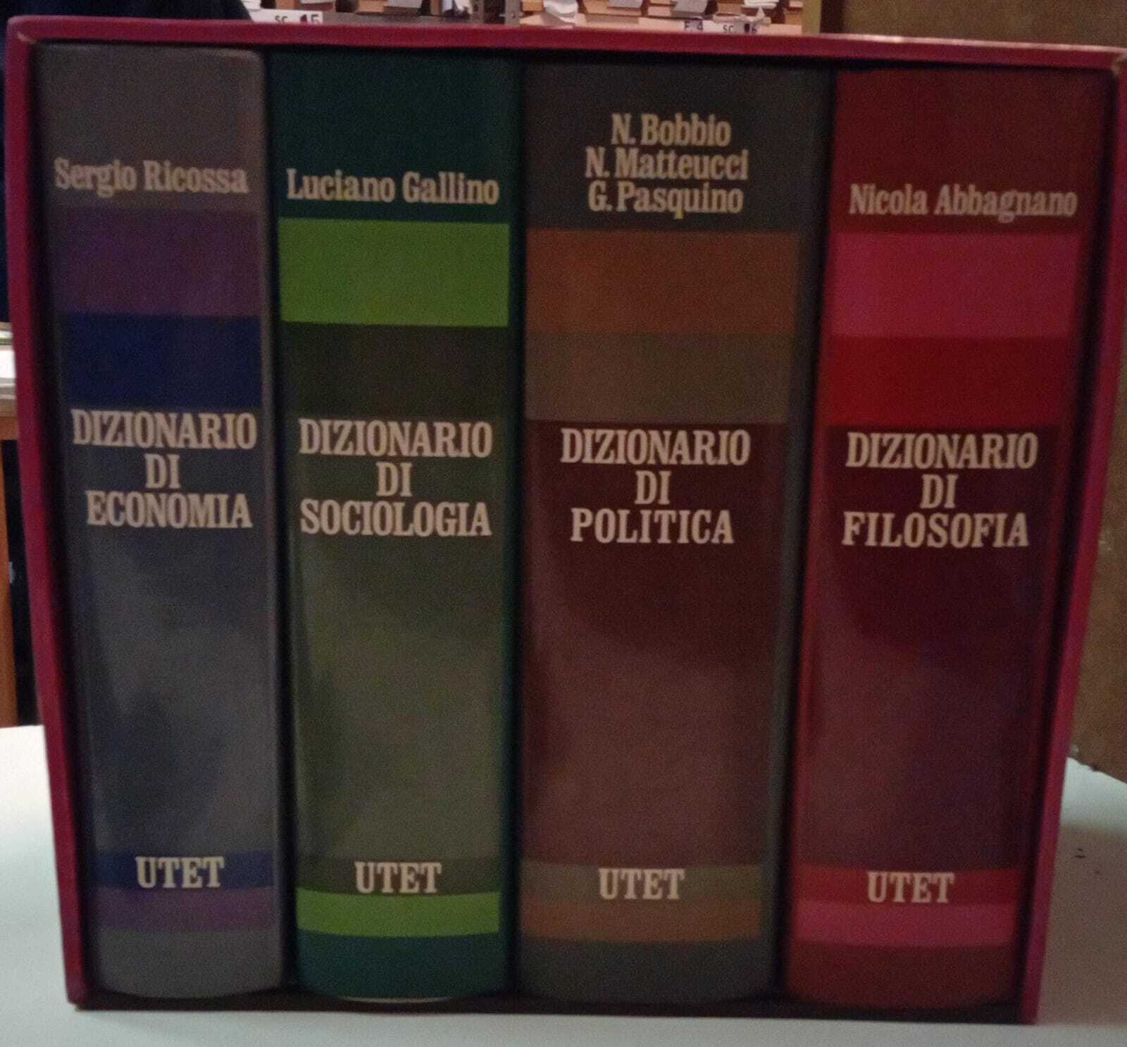 Dizionario di economia. Dizionario di sociologia. Dizionario di politica. Dizionario …
