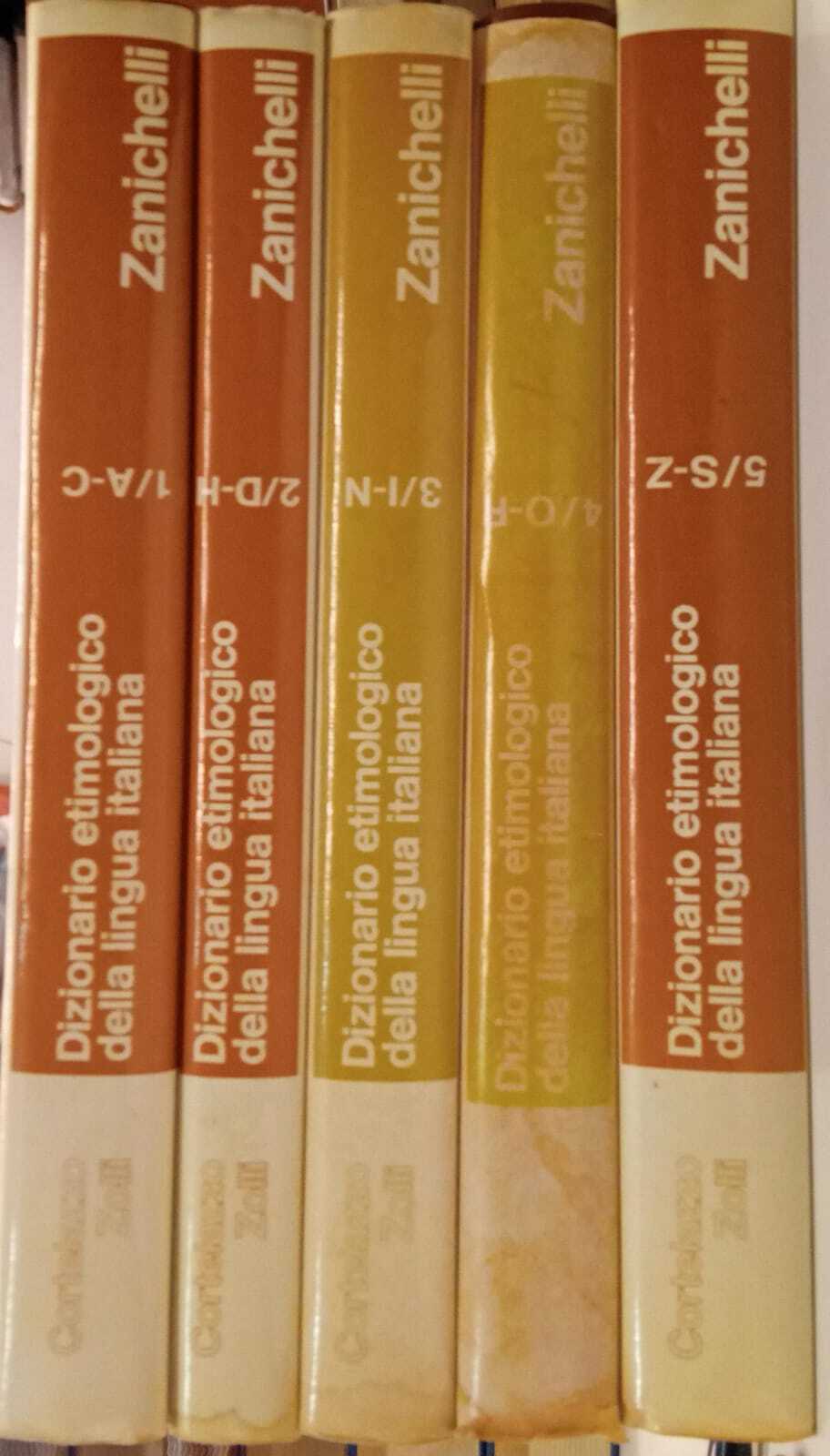 Dizionario etimologico della lingua italiana (5 volumi)