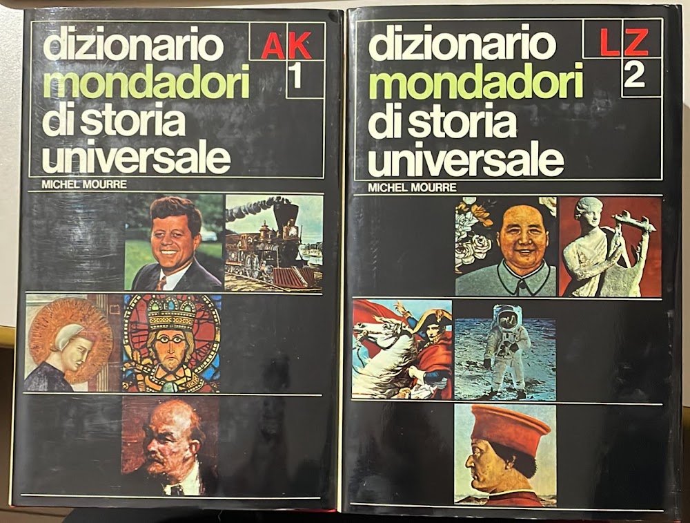 DIZIONARIO MONDADORI DI STORIA UNIVERSALE. 2 Volumi.