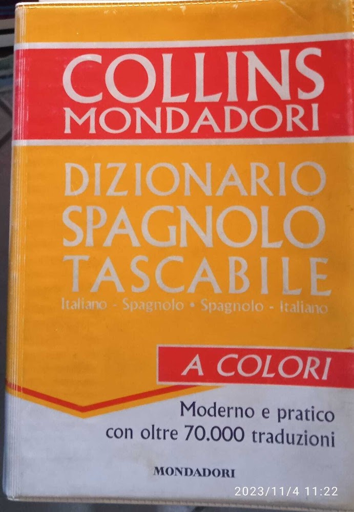 Dizionario spagnolo tascabile