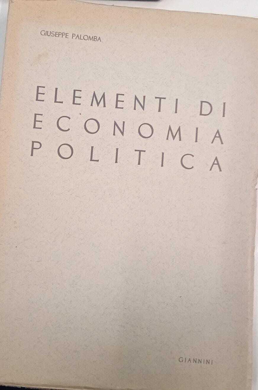 Elementi di economia politica