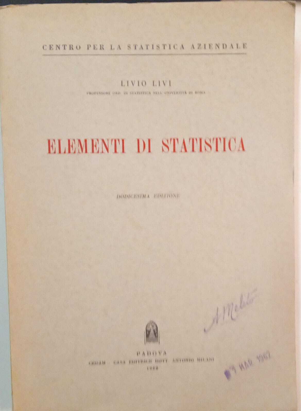 Elementi di statistica