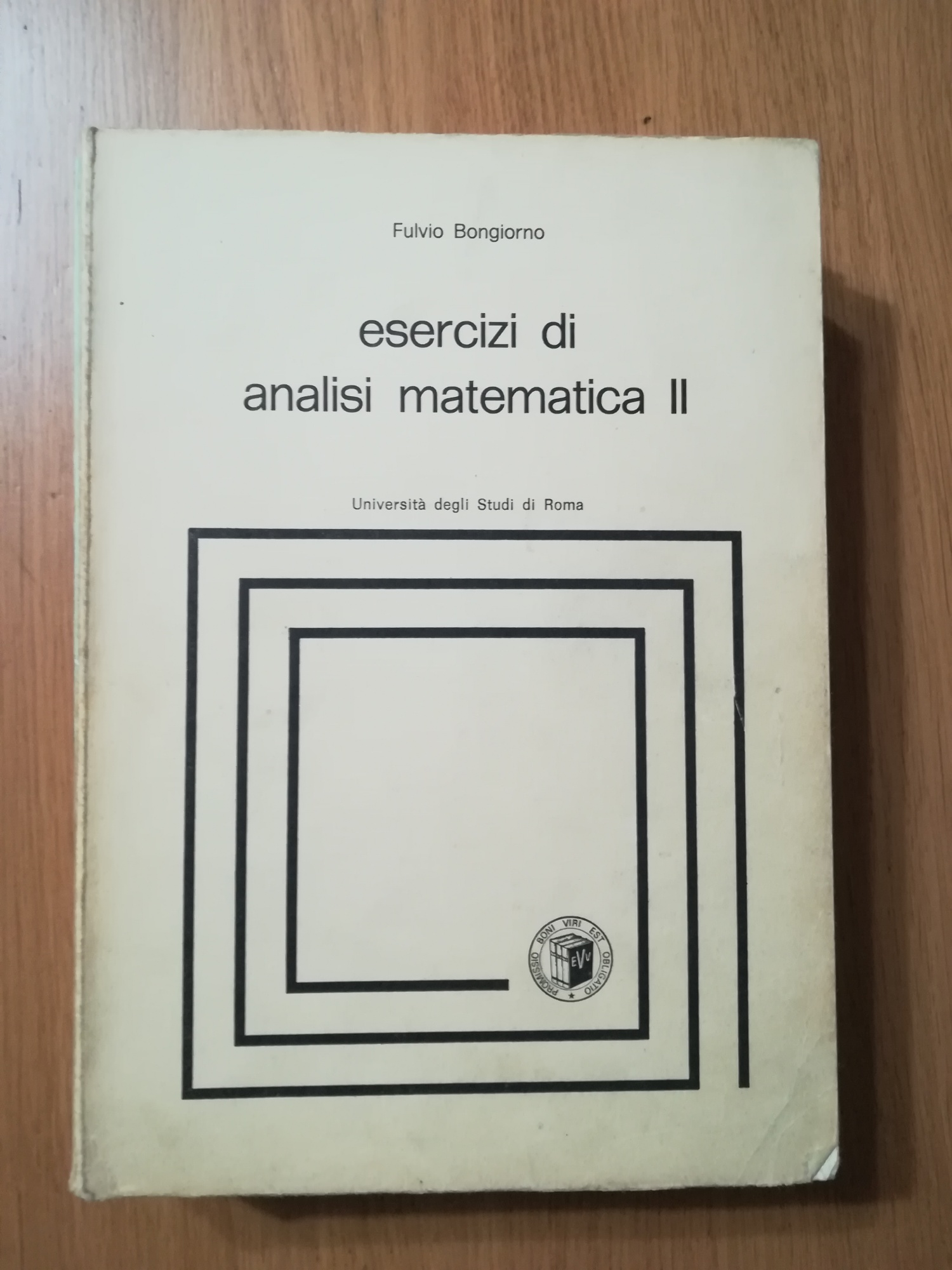 Esercizi di analisi matematica II