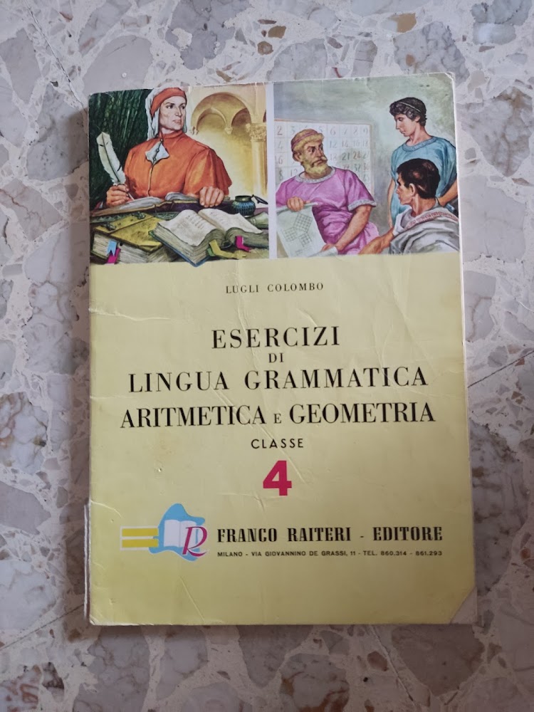 Esercizi di lingua grammatica aritmetica e geometria.