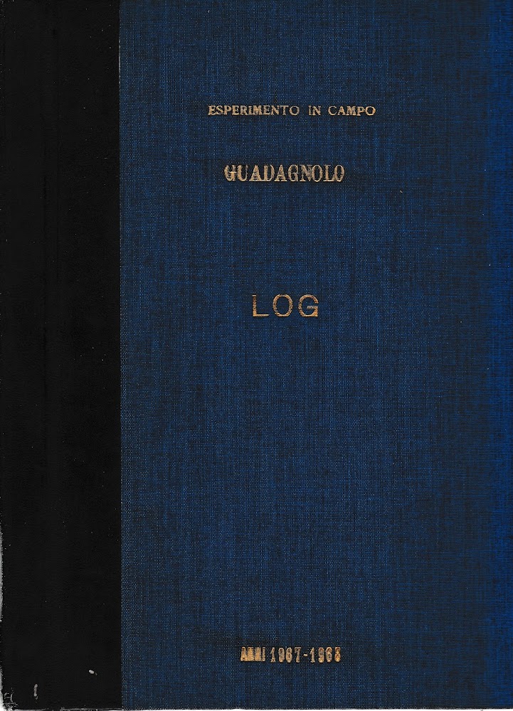 Esperimento in campo. Guadagnolo.