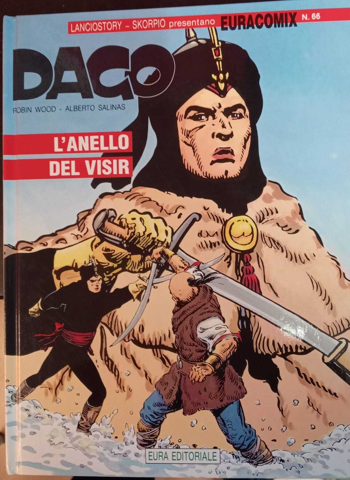 Euracomix tuttocolore dal n. 66 al n. 72.