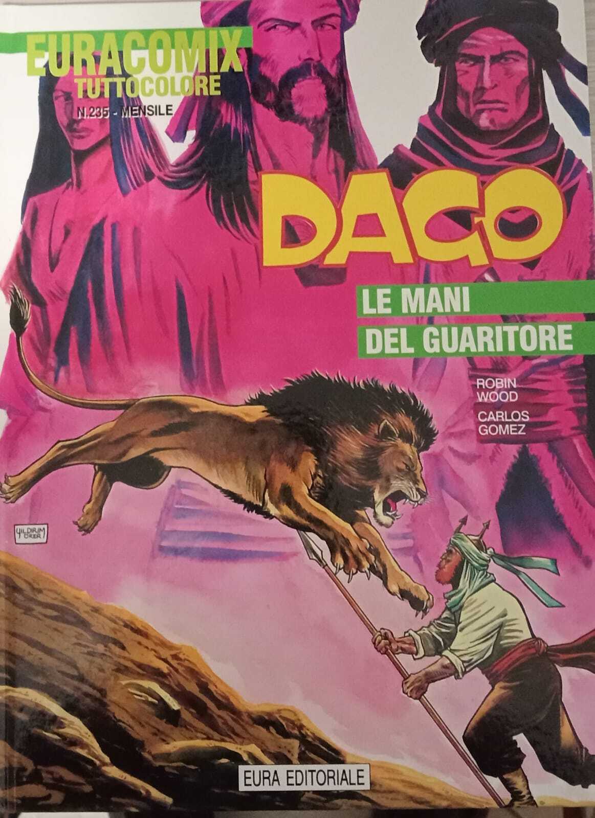 Euracomix Tuttocolore n. 235. Dago Le mani del guaritore.