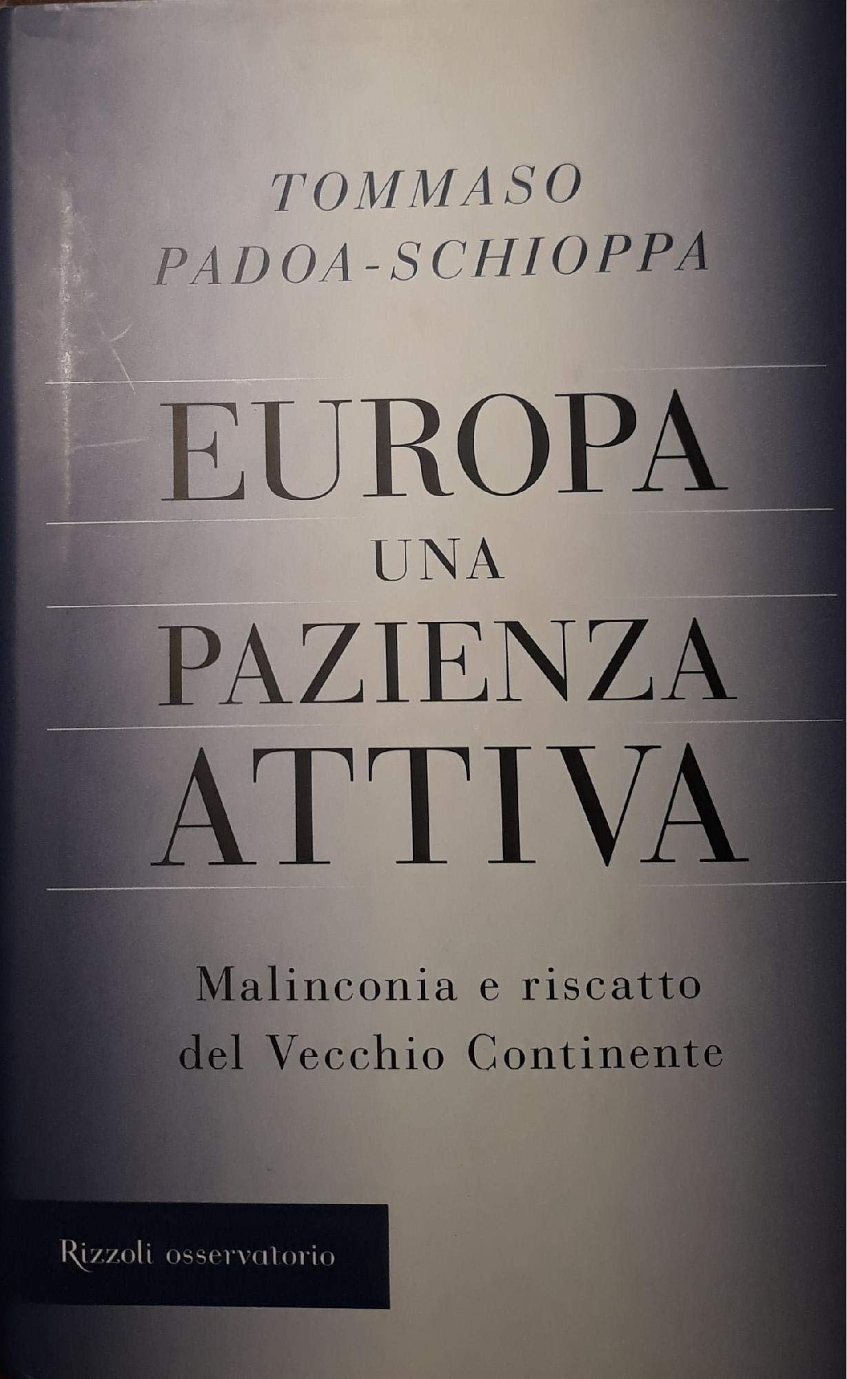Europa, una pazienza attiva. Malinconia e riscatto del vecchio continente