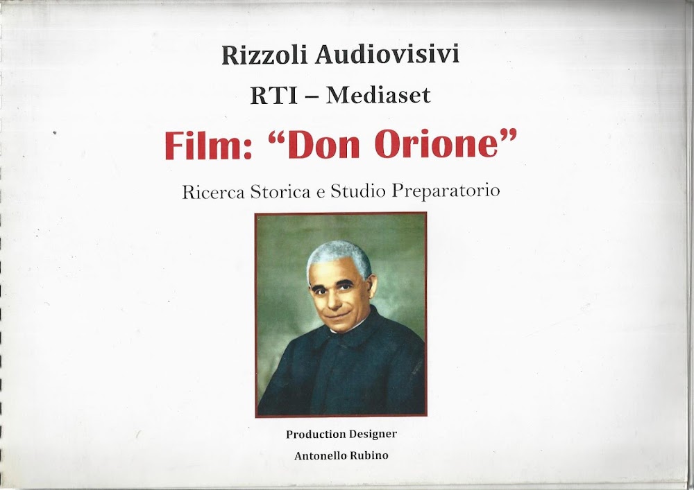 Film: Don Orione. Ricerca storica e studio preparatorio. 5 volumi