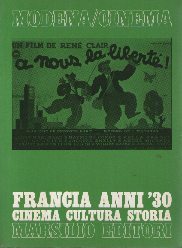 Francia Anni '30 Cinema Cultura Storia.