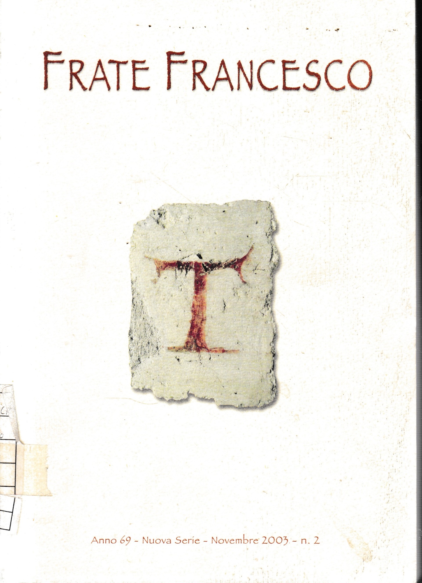 Frate Francesco. Novembre 2003, n. 2.