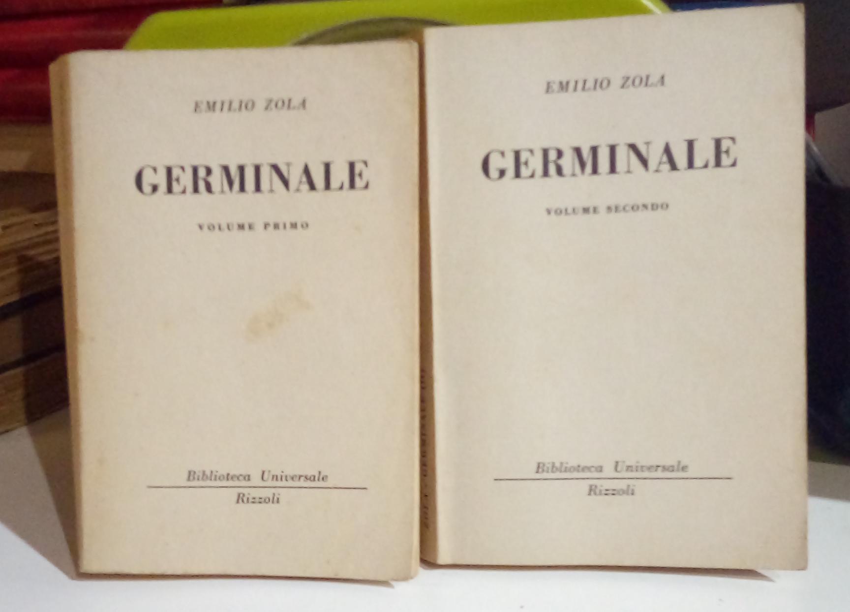 Germinale, due volumi. Opera completa.