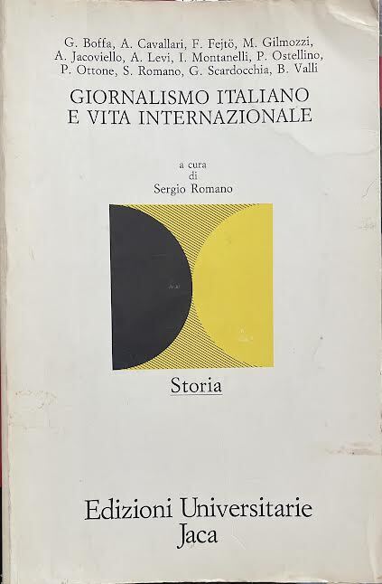 Giornalismo italiano e vita internazionale
