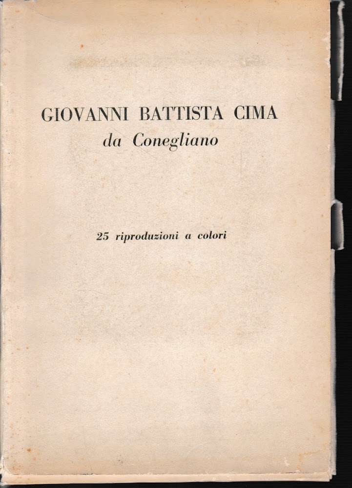 Giovanni Battista Cima da Conegliano. 25 riproduzioni a colori.
