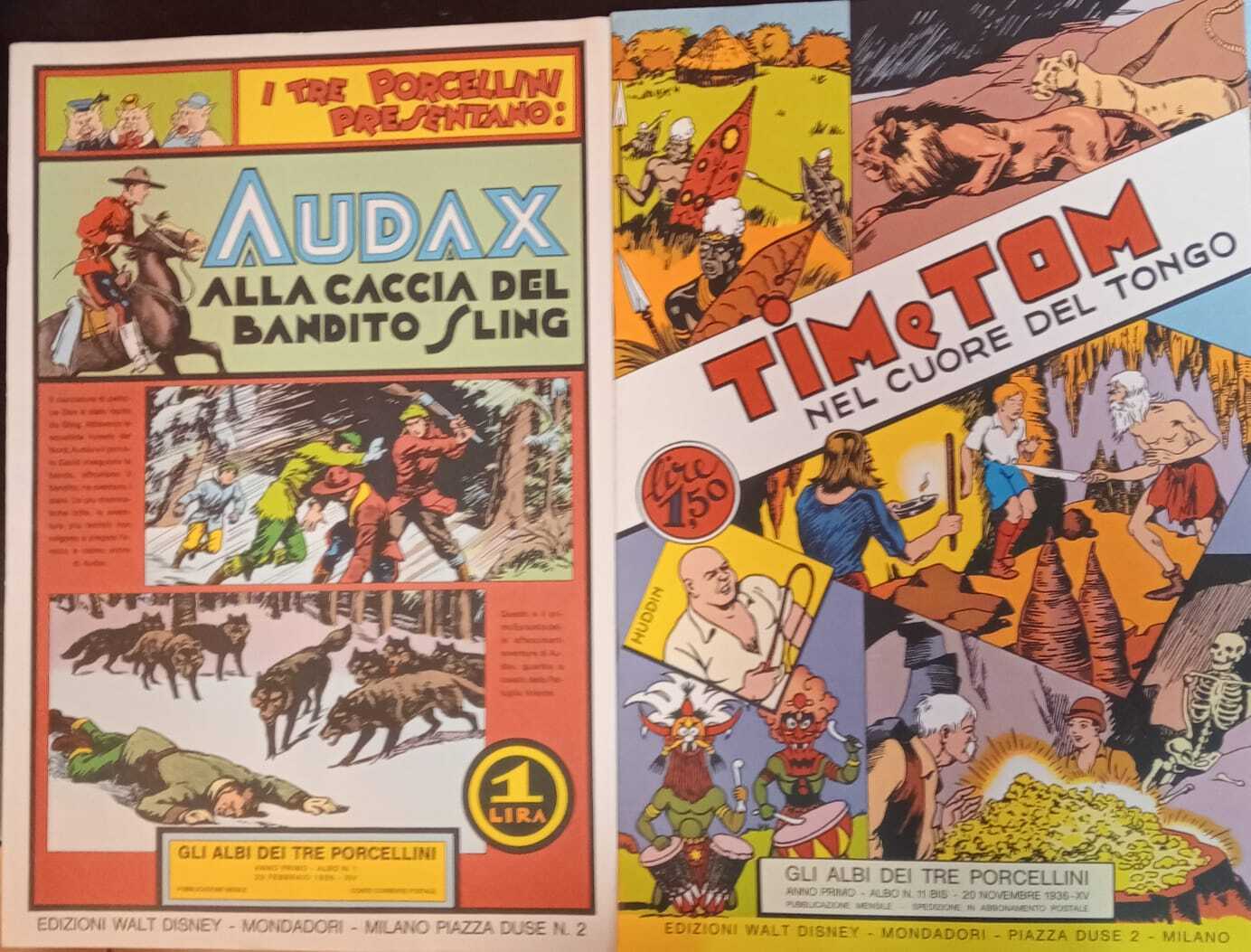 Gli albi dei tre porcellini, dal n. 1 al n. …