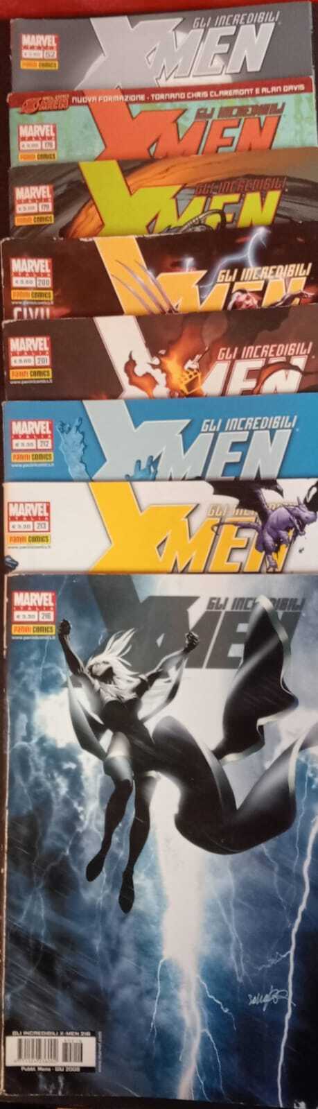 Gli incredibili Xmen. N. 8 albi, nn. 52, 178, 179, …