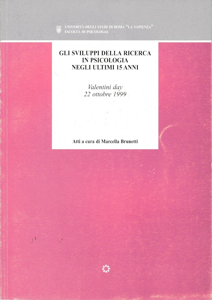 Gli sviluppi della ricerca in psicologia negli ultimi 15 anni. …