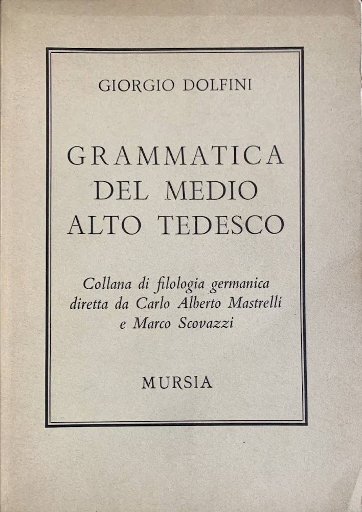Grammatica del medio alto tedesco
