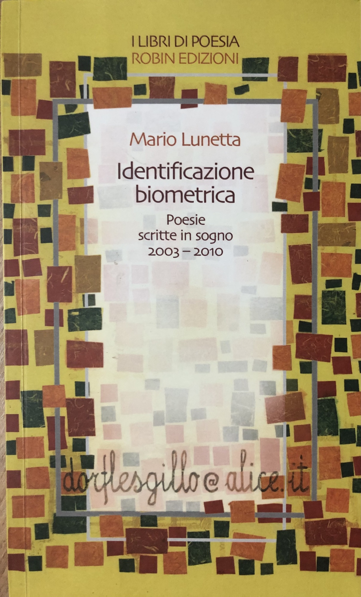 Identificazione biometrica. Poesie scritte in sogno 2003-2010