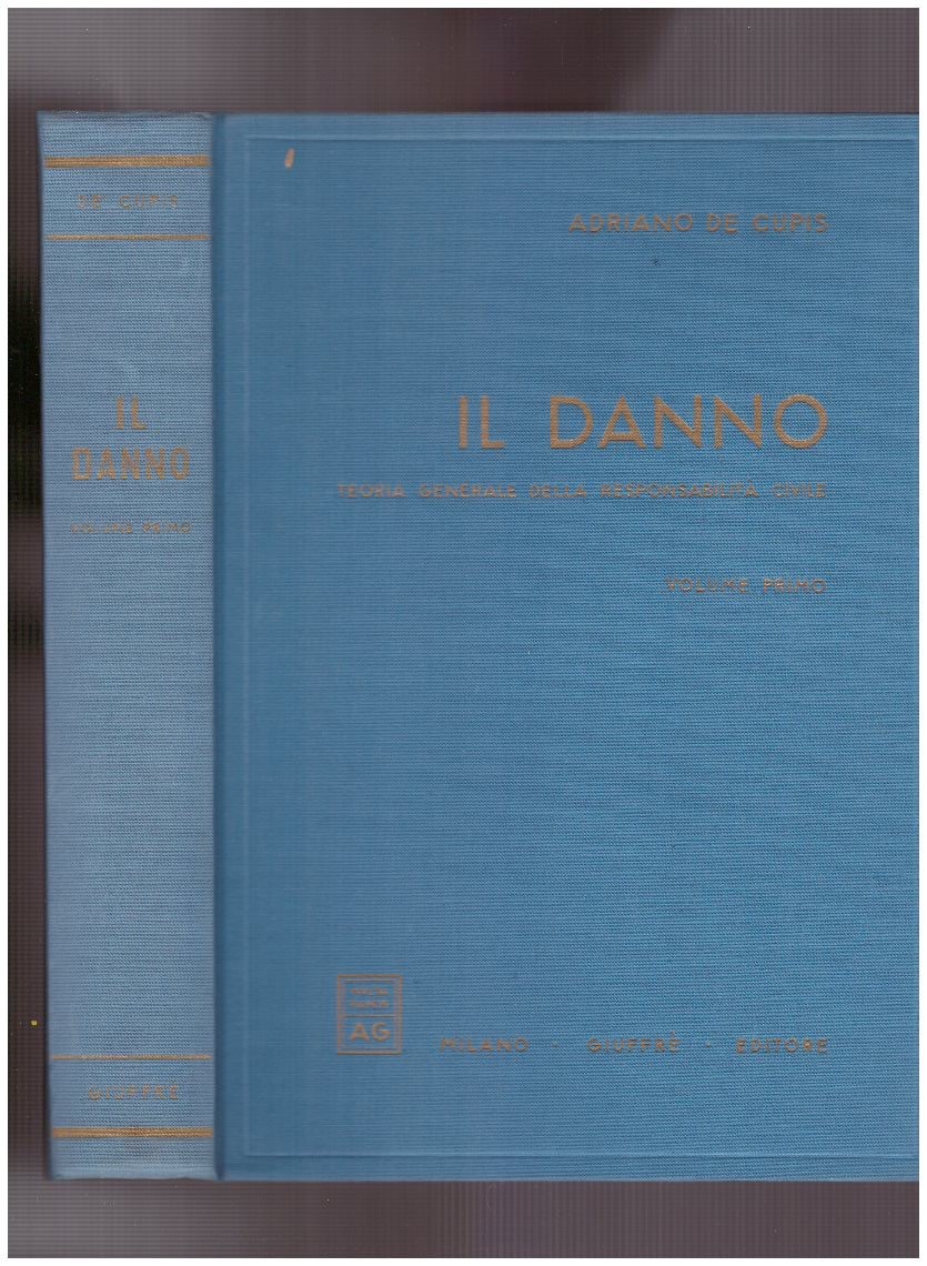 Il Danno. Teoria generale della responsabilità civile Vol. I