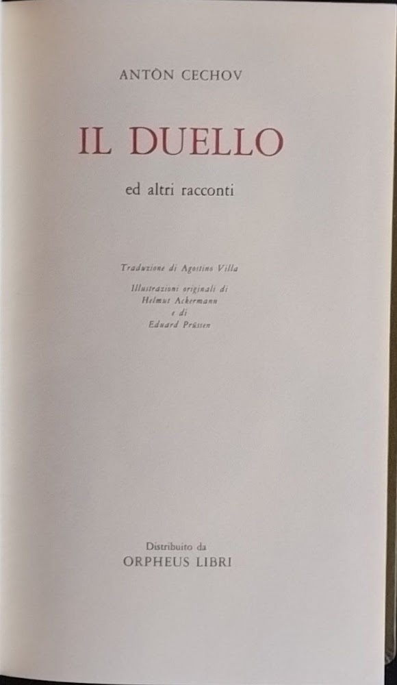 Il duello ed altri racconti