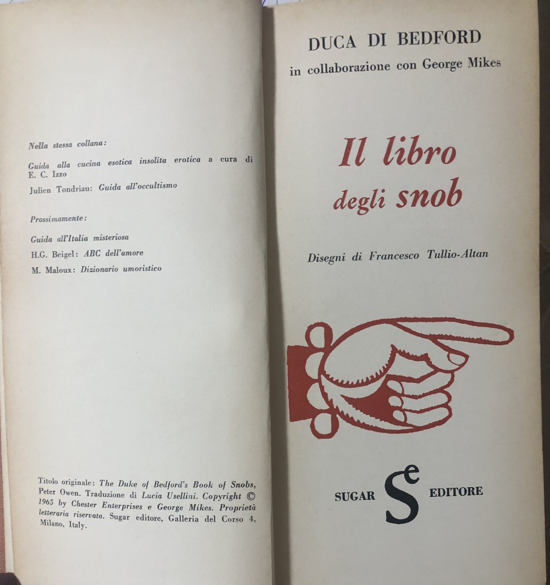 Il libro degli snob