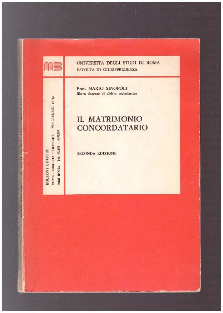 Il Matrimonio Concordatario