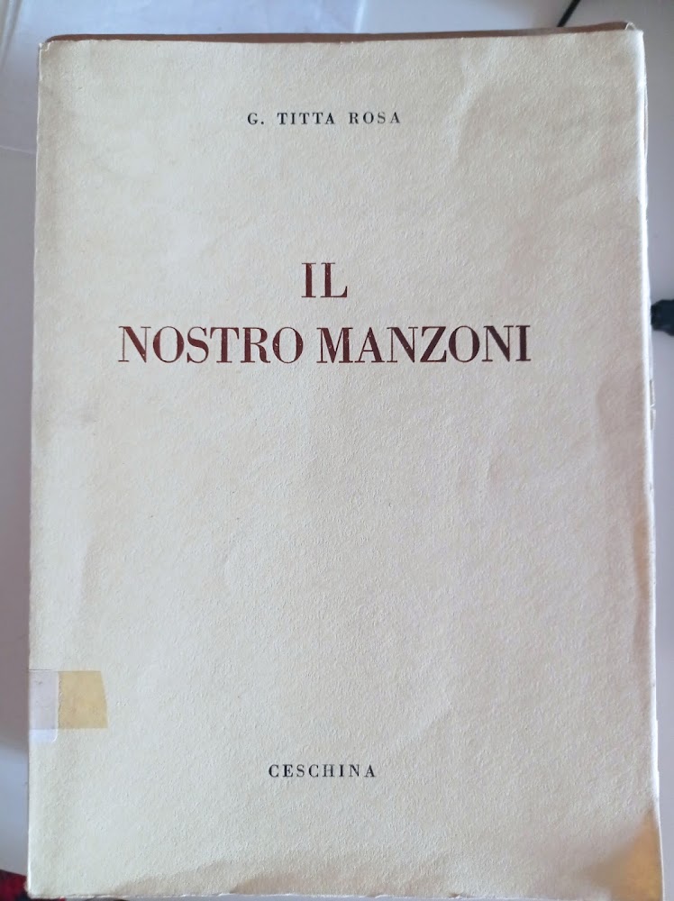 Il nostro Manzoni